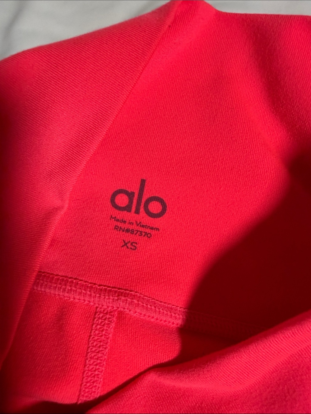 ALO Yoga Neon Pink High-Rise Bike Shorts size XS - Picture 4 of 4
